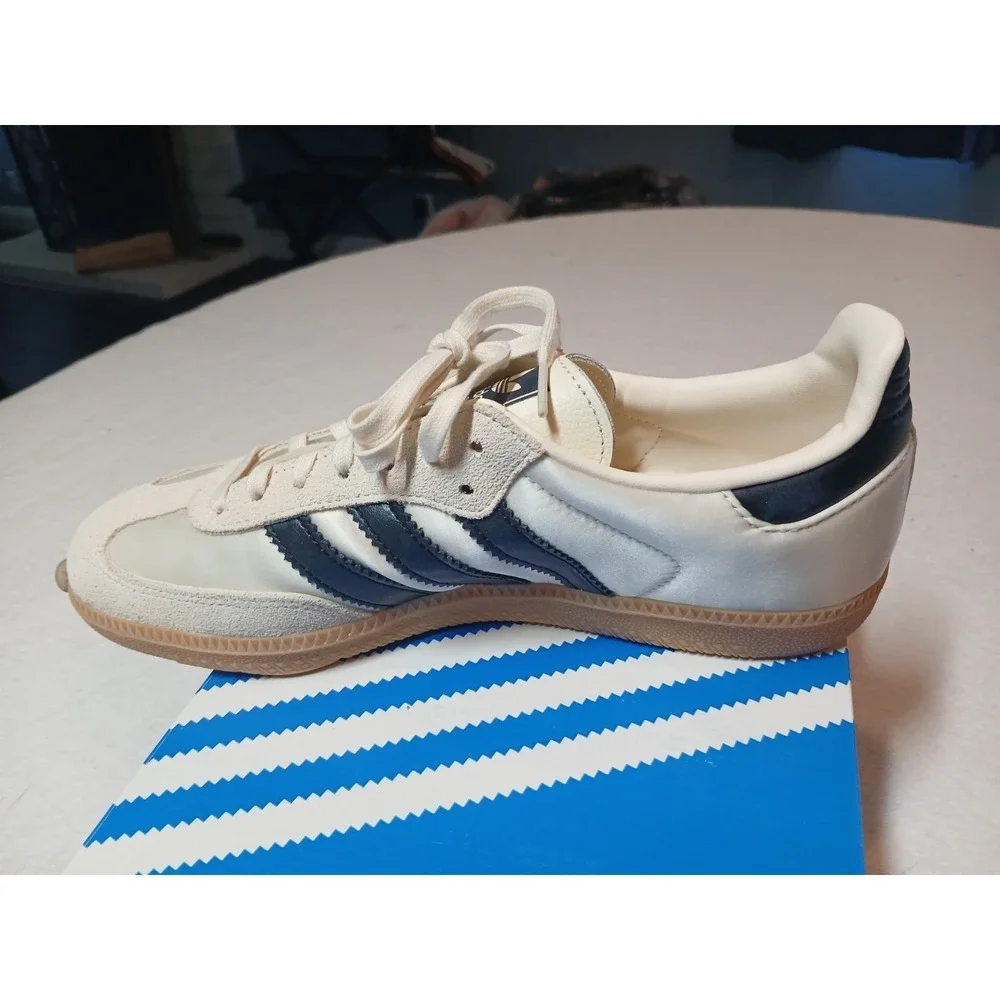 Adidas Samba OG Cream White Core Black Gum GS JQ3644 NEW‎ Size 7